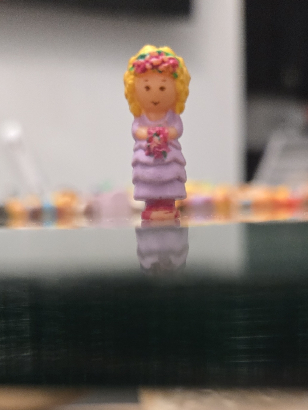 VINTAGE 1992 BLUEBIRD POLLY POCKET NANCY'S WEDDING BRIDESMAID REPLACEMENT FIGURE